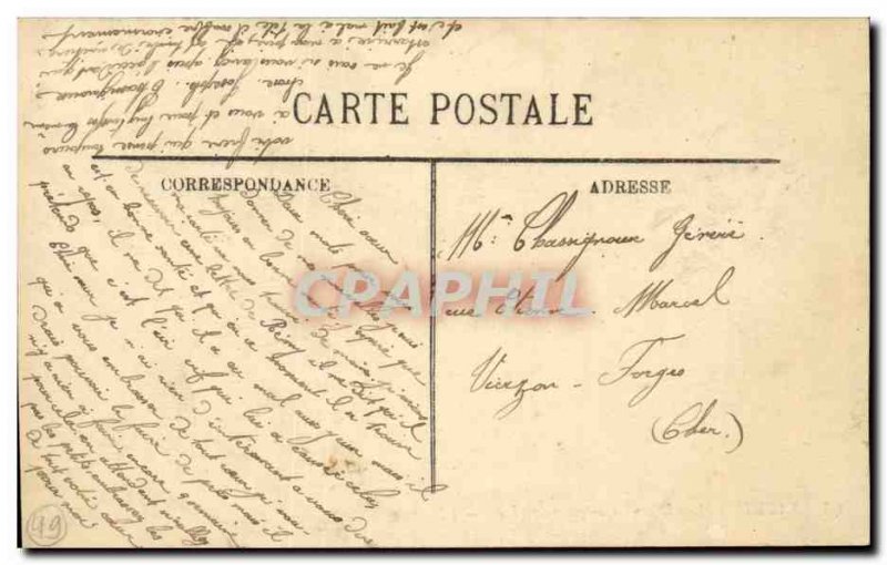 Saumur Old Postcard General view