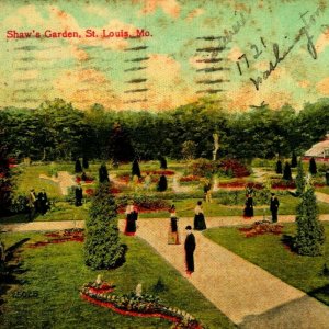 Shaw's Garden Saint Louis Missouri MO 1913 DB Postcard