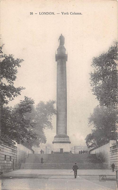 uk3708 london york column real photo uk