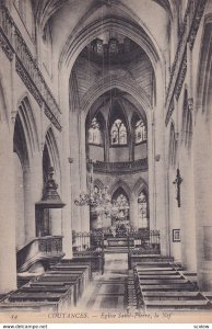 COUTANCES, Manche, France, 1900-1910s; Eglise Saint-Pierre, La Nef