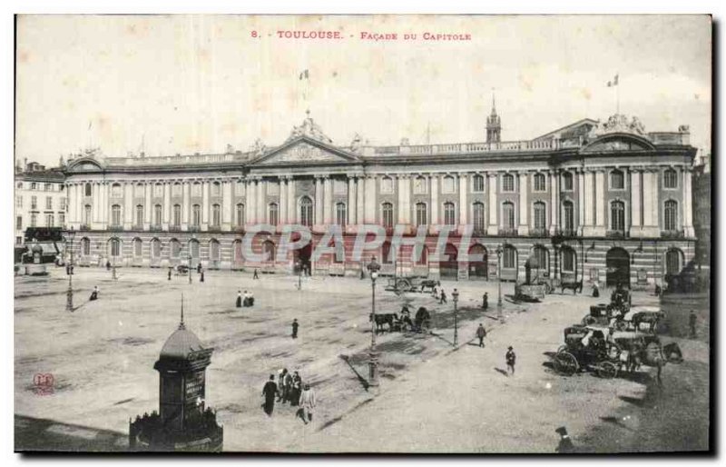 Toulouse - Facade of the Capitol - Old Postcard