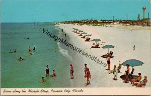 Scene Along the Miracle Strip Panama City FL Postcard PC321