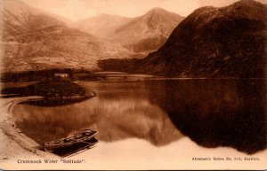 England Cumbria Lake Crummock Water Solitude