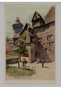 Germany - Nurnberg. Burgeingang Gate