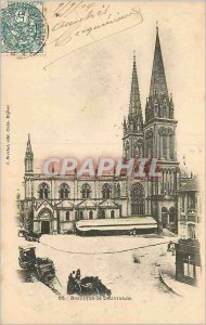 Old Postcard Basilica Delivrande (map 1900)