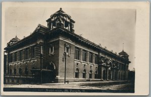 ST.JOSEPH MO AUDITORIUM VINTAGE REAL PHOTO POSTCARD RPPC