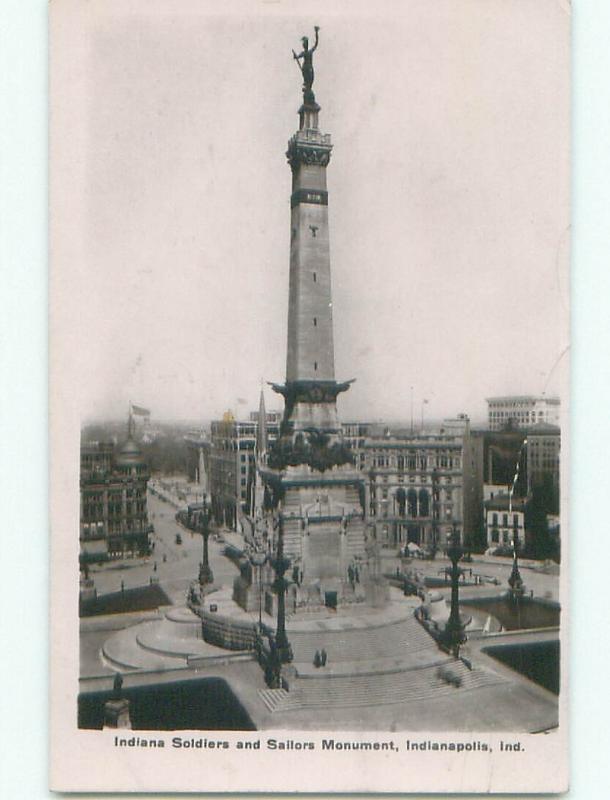 Pre-1920 rppc NICE VIEW Indianapolis Indiana IN i8380