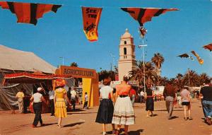 Del Mar California Southern Exposition Avenue Of Flags Antique Postcard K91154