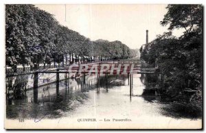 Old Postcard Quimper Gateways