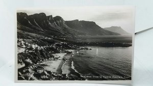 Clifton showing Twelve Apostles Cape South Africa Vintage RP Postcard