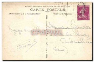 Old Postcard At Glacier Seracs De Bionnassay