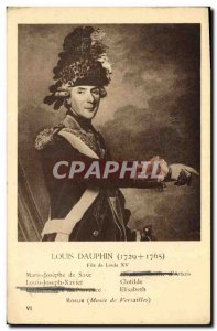 Old Postcard Louis Dauphin son of Louis XV