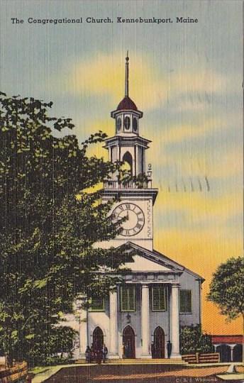 The Congregational Church Kennebunkport Maine 1943