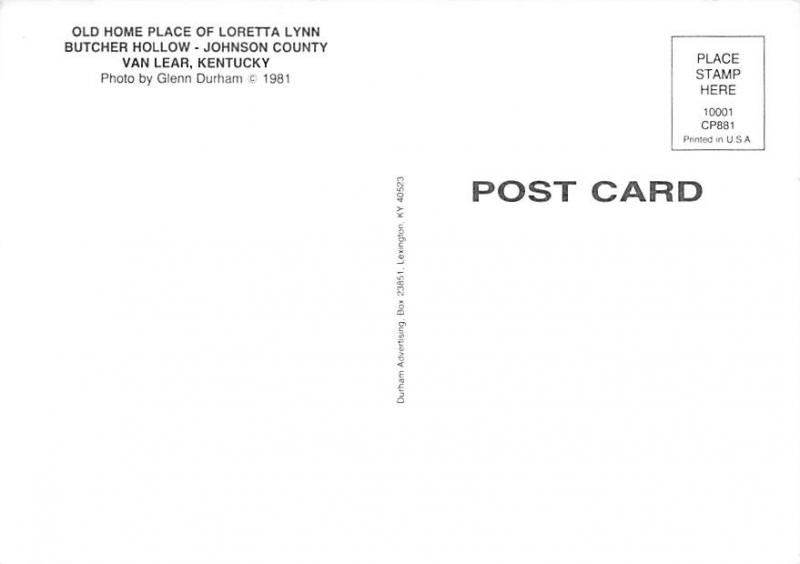 Butcher Hollow - Van Lear, Kentucky