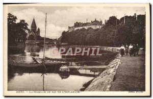 Old Postcard Metz Moselle In Bas De L & # 39Esplanade