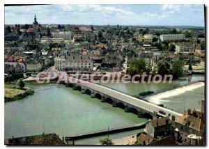 Postcard Modern Gray Haute Saone Aerial view