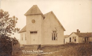 J42/ Dixon Nebraska RPPC Postcard c1910 M.E. Church Building  152