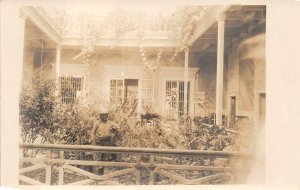 RPPC CARVALHO DE UN AMIGA PERU REAL PHOTO POSTCARD (1926)