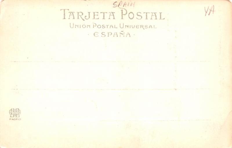 Spain Old Vintage Antique Post Card Nave Central de la Catedral Segovia Unused