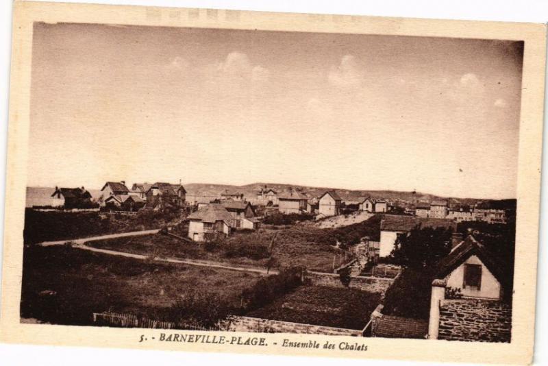 CPA BARNEVILLE-Plage - Ensemble des Chalets (149199)