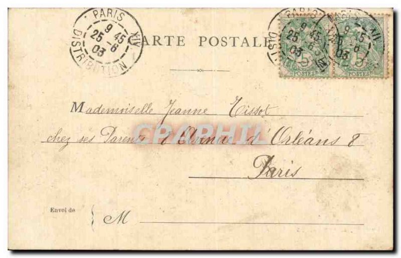 Old Postcard Paris Les Halles