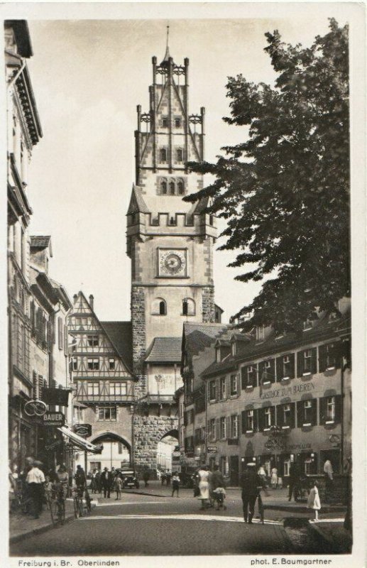 Germany Postcard - Freiburg i.Br - Oberlinden - Ref TZ10213