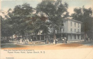 H54/ Sylvan Beach New York Postcard c1910 Forest Home Hotel Building 76