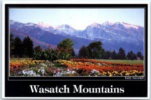 Postcard - Early Snowfall, Wasatch Mountains - Utah