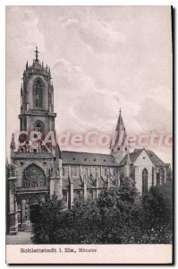 Postcard Old Schlettstadt Munster