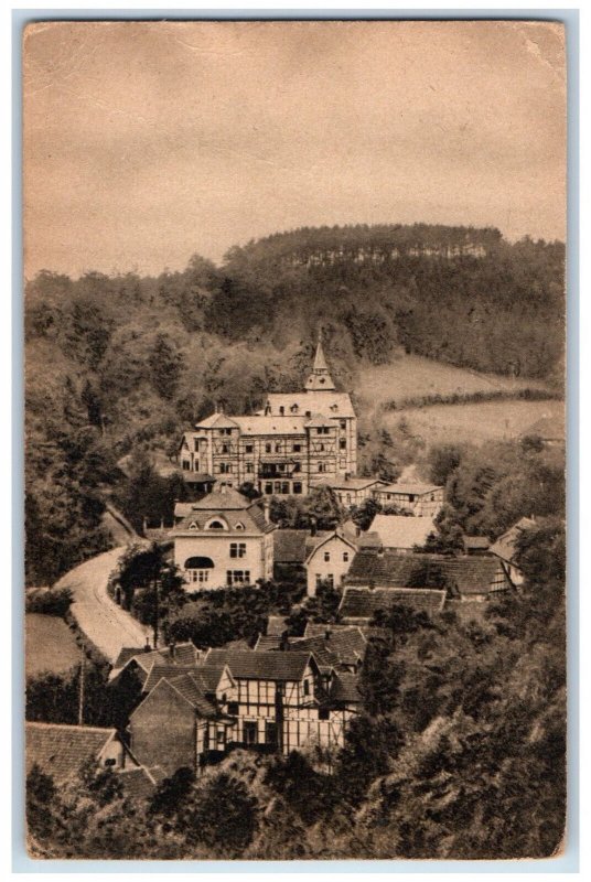 1923 Sanatorium Waldhaus Sülzhayn Sudharz Saxony-Anhalt Germany Postcard 