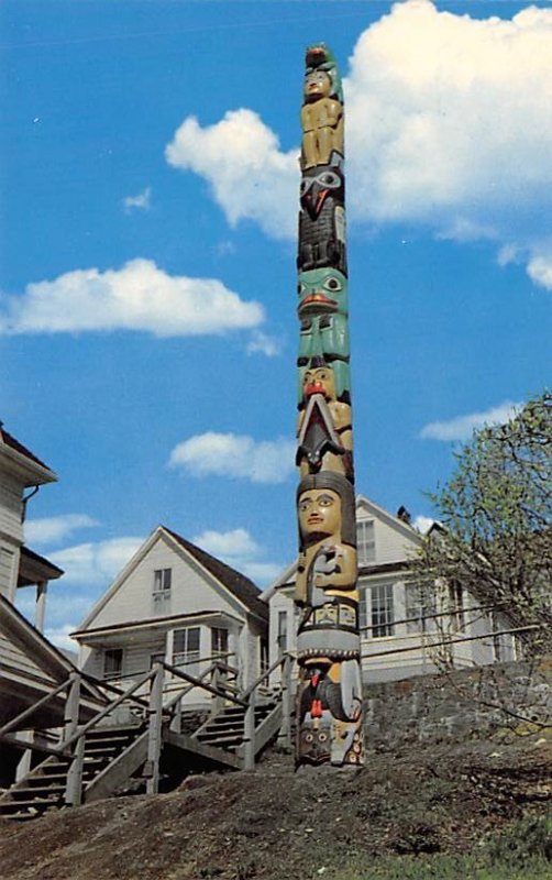 Giant Frog Downtown Juneau, Alaska Totem Pole Unused 