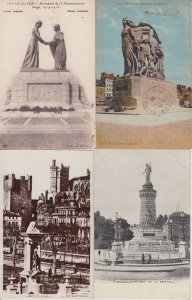 WAR MONUMENTS STATUES MILITARY FRANCE 700 Vintage Postcards pre-1940 (L5767)