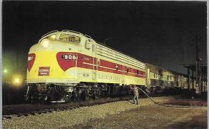 DELAWARE, LAKAWANNA E8A #808  WESTERN RAILROAD AMTRAK SYRACUSE STATION