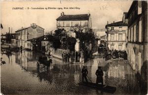 CPA JARNAC - Inondation 19 Février 1904. Rue Abel-Guy (519100)