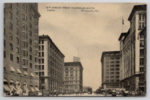 St Louis MO 12th Street From St Charlea North Missouri Postcard P23