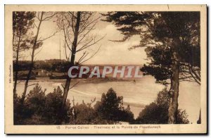Old Postcard Perros Guirec Trestraou and Pointe Ploumanach