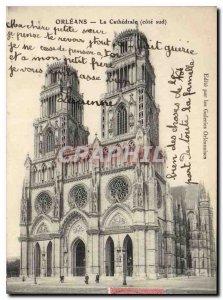 Postcard Old Orleans Cathedrale south coast
