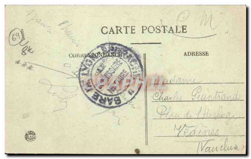 Old Postcard Lyon Facuite Des Lettres
