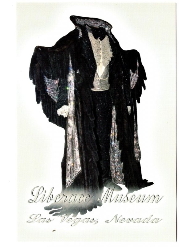 Fashion, Liberace Black Diamond Mink Cape, Museum, Las Vegas