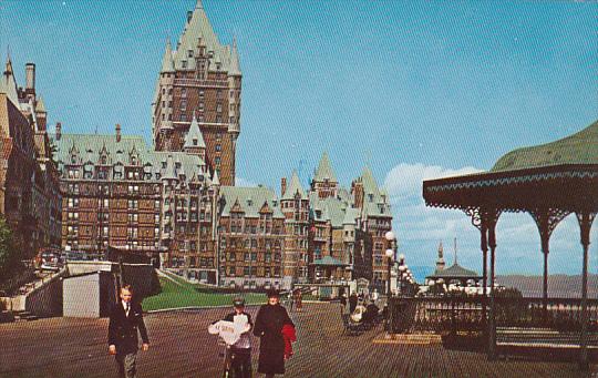 Canada Quebec La Cite Chateau Frontenac Dufferin Terrace