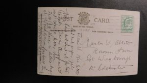 1911 Royalty Postcard Cover Their Majesties Queen Victoria and Prince Edward