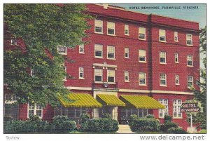 Exterior, Hotel Weyanoke, Farmville, Virginia,  30-40