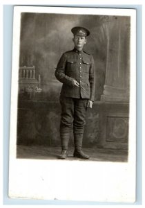 c1910's Soldier Military Officer Shellbyville Tennessee TN RPPC Photo Postcard 