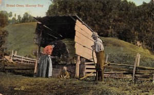 Bread Oven Outdoor Murray Bay La Malbaie Quebec Canada 1910c postcard