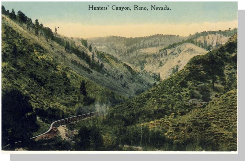 Classic Reno, Nevada/NV Postcard, Hunter's Canyon