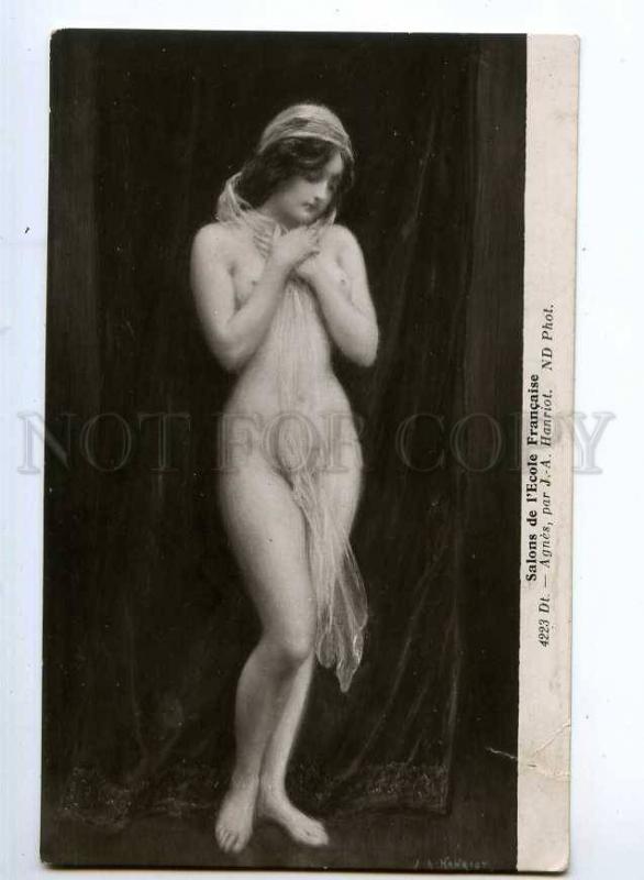 245312 NUDE Woman Slave Agnes by HANRIOT Vintage SALON PC