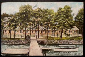 Vintage Postcard 1907-1915 Palmer House, Lake Maxinkuckee, Indiana (IN)