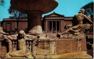 Cleveland Ohio Art Museum University Circle C-1110 Dexter Vtg Vintage Postcard 