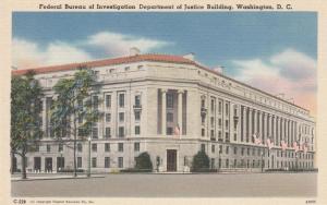 FBI - Federal Bureau of Investigation - Justice Building - Washington DC - Linen