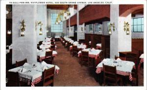 LOS ANGELES, CA California  YE-BULL-PEN-INN Restaurant   c1910s    Postcard